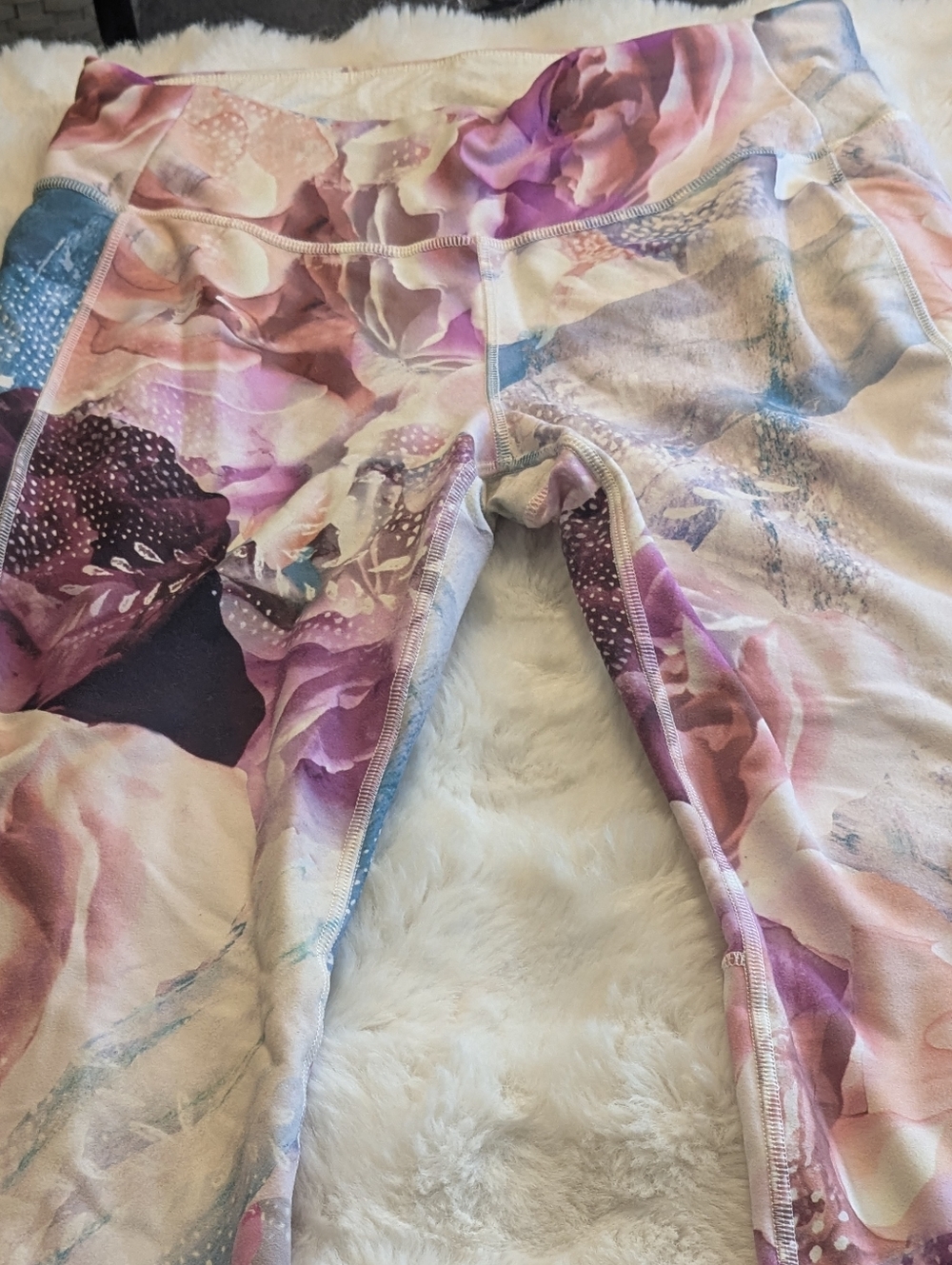CALIA Carrie Underwood Floral High Rise Leggings M Workout Yoga Activewear Sz M